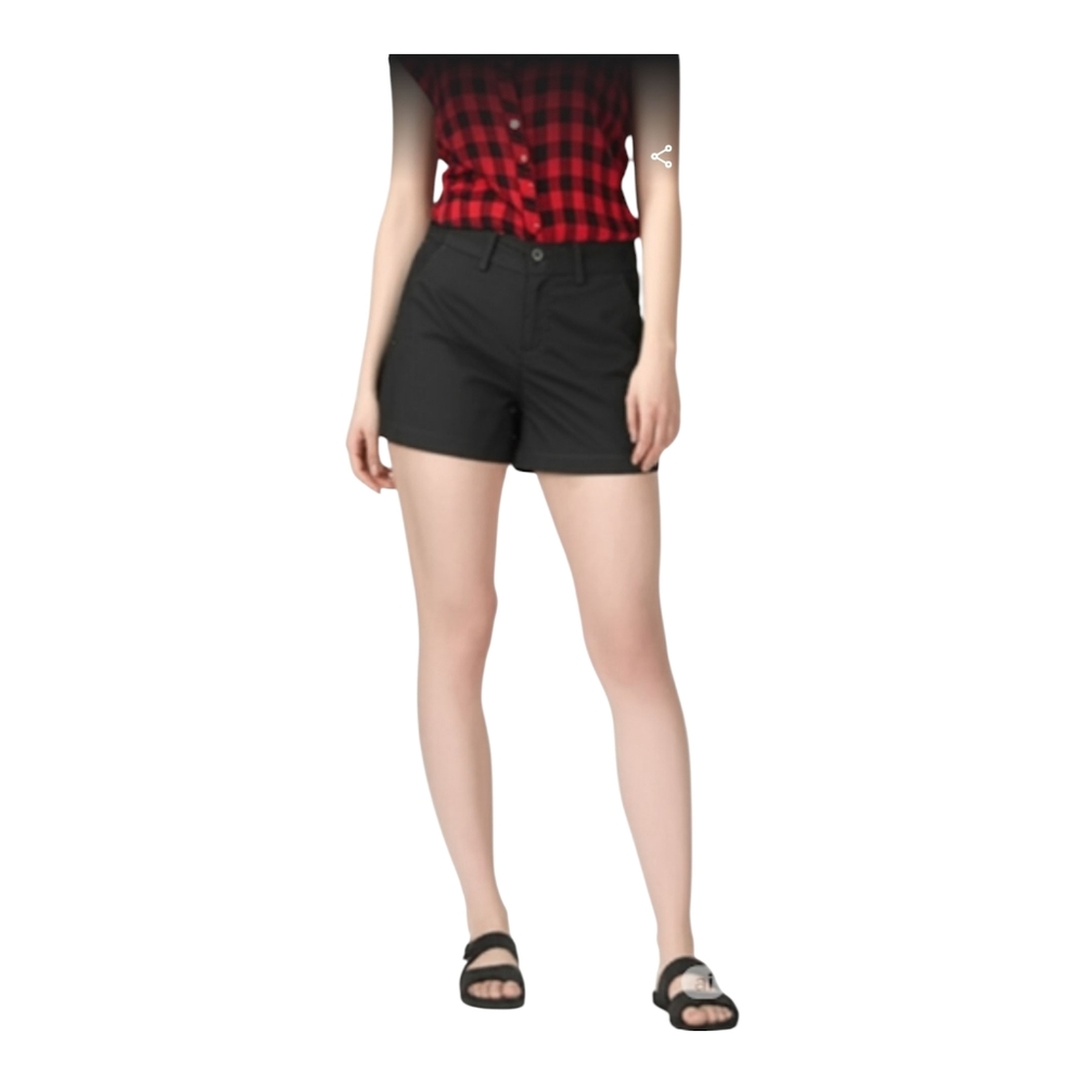 NEW NYDJ Black NipTuck Bermuda Shorts Size 6P 10" Inseam